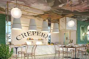CREPERIE snack bar at Catalonia Costa Mujeres